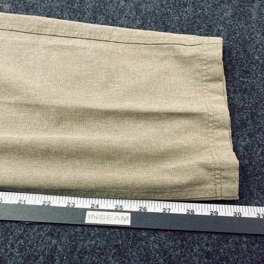 Duluth Trading Co Pants Men 40x30 Tan Polyester Performance Straight Leg 53721B